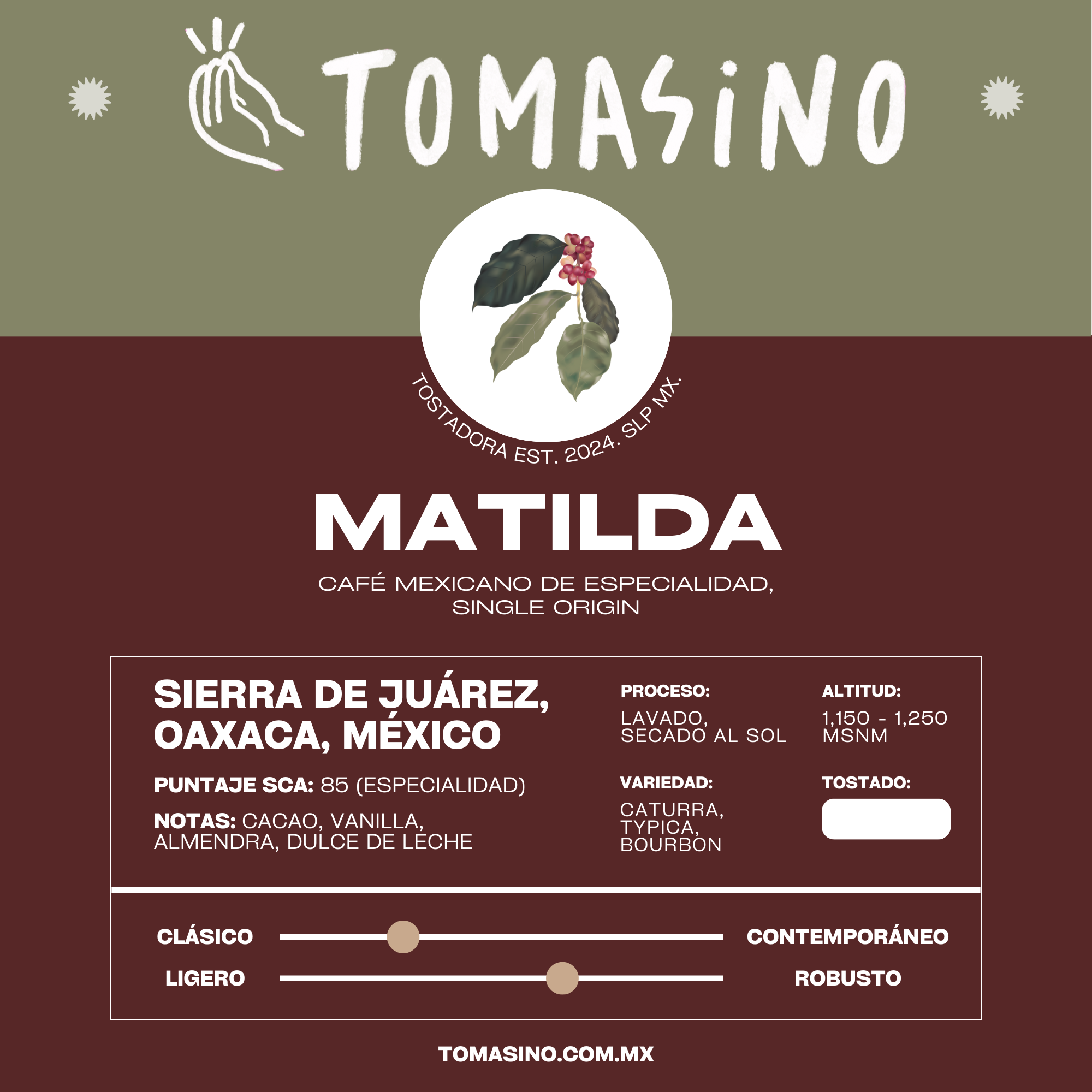 Café Matilda: Lavado de Chiapas